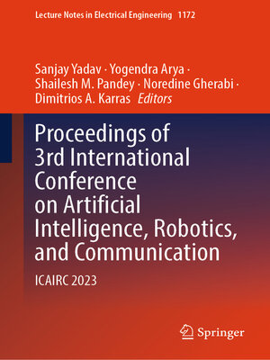 cover image of Proceedings of 3rd International Conference on Artificial Intelligence, Robotics, and Communication